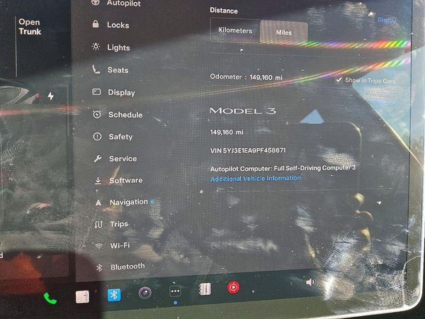 2023 TESLA MODEL 3 — ODOM
