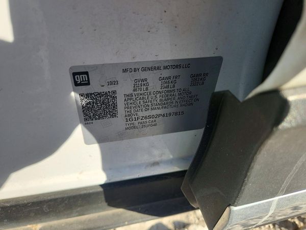 2023 CHEVROLET BOLT Premier — VINS