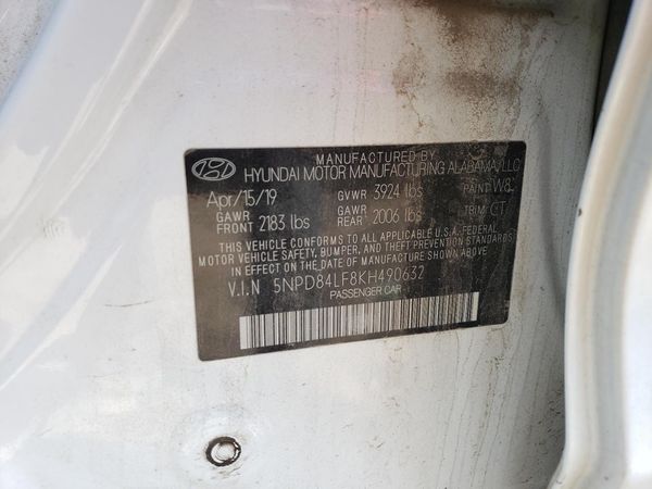 2019 HYUNDAI ELANTRA