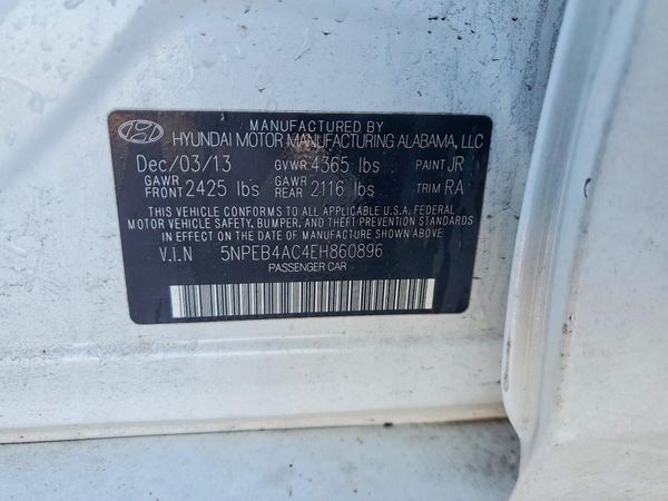 2014 HYUNDAI SONATA