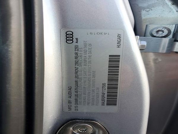 2015 AUDI A3 quattro Premium Plus — VINS