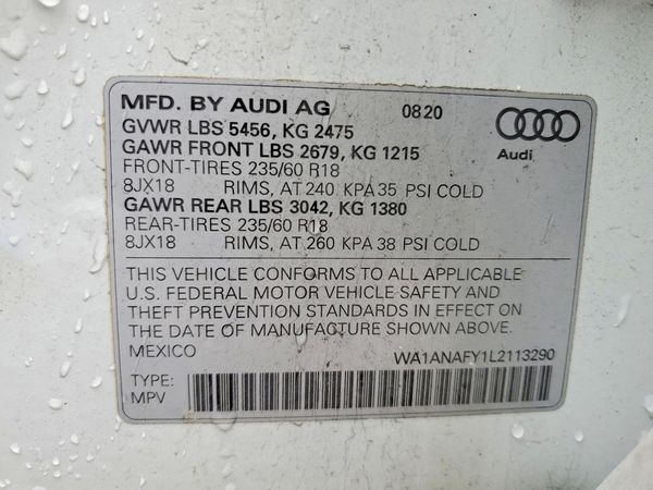2020 AUDI Q5 quattro Premium
