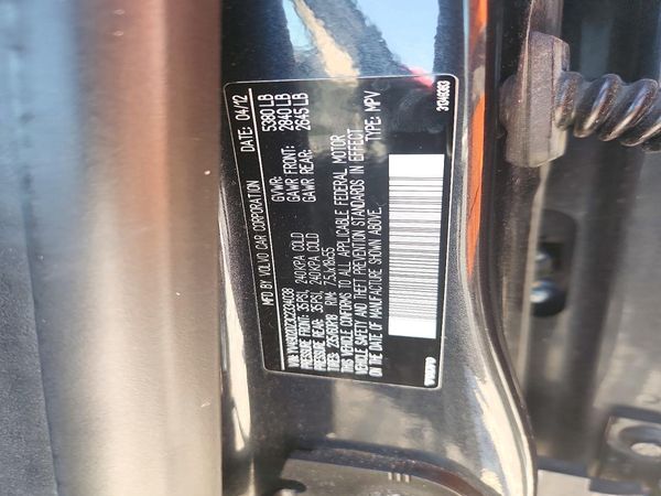 2012 VOLVO XC60 — VINS