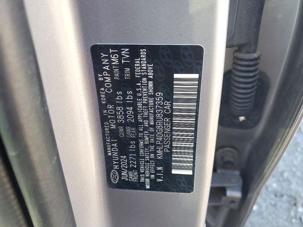 2024 HYUNDAI ELANTRA Limited — VINS
