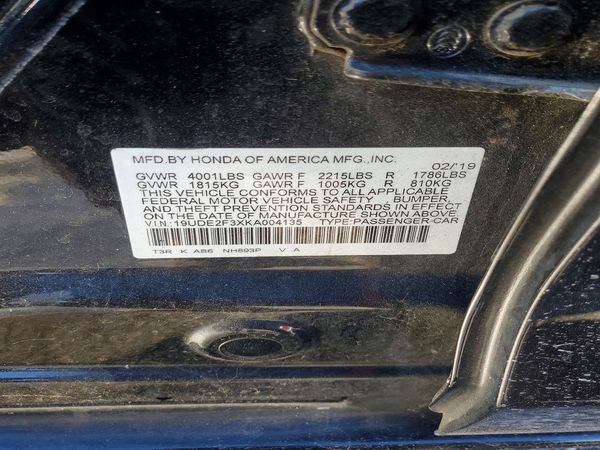 2019 ACURA ILX