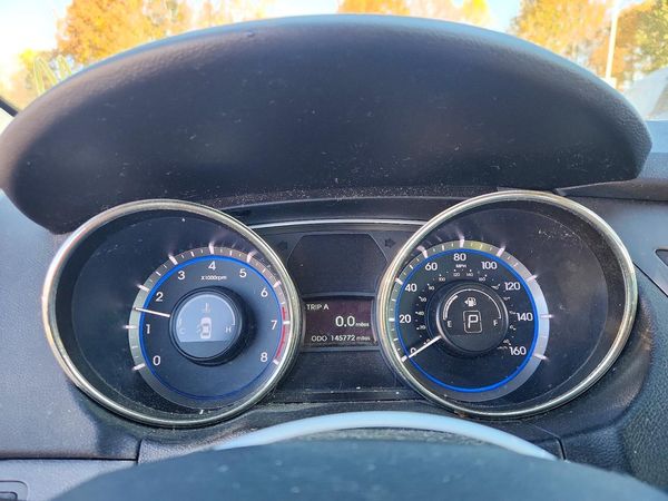 2012 HYUNDAI SONATA Middle-low level — ODOM