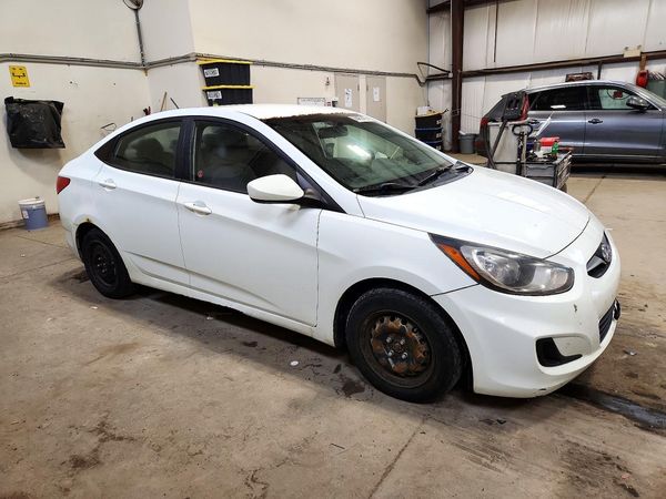 2012 HYUNDAI ACCENT GL (Middle-low grade) — Passenger 3/4