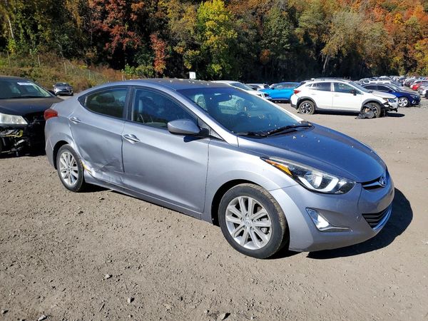 2015 HYUNDAI ELANTRA GLS(Middle) — Passenger 3/4