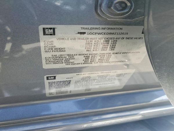 2021 CHEVROLET SILVERADO LT
