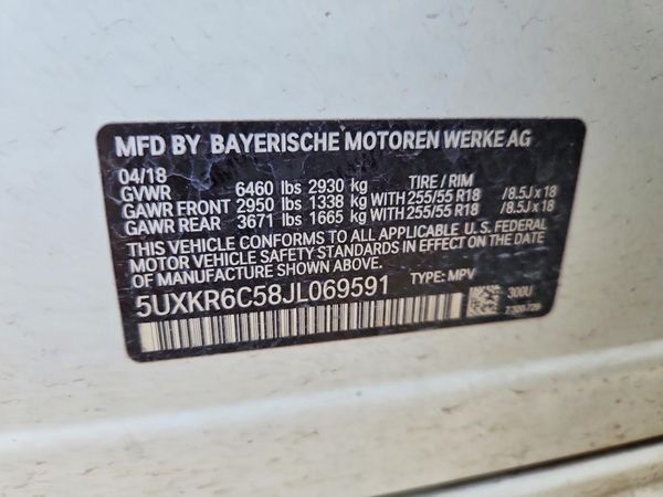 2018 BMW X5 xDrive50i