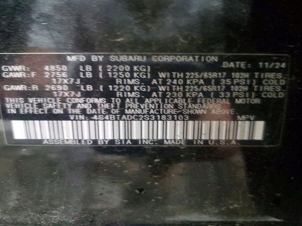 2025 SUBARU OUTBACK Premium