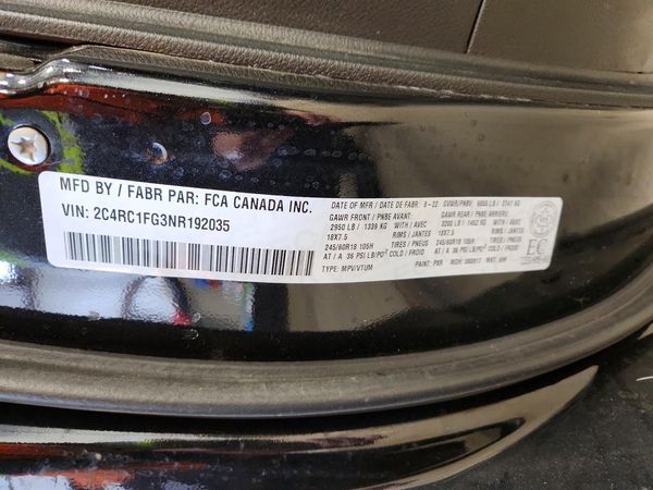 2022 CHRYSLER PACIFICA Touring