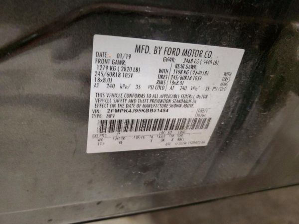 2019 FORD EDGE SEL