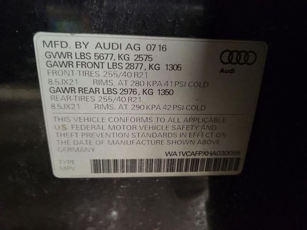 2017 AUDI SQ5