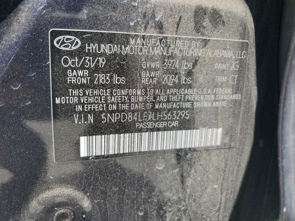 2020 HYUNDAI ELANTRA