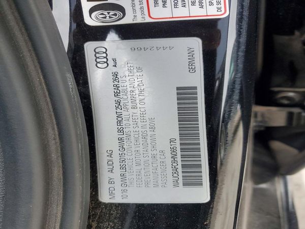 2017 AUDI A6 Premium