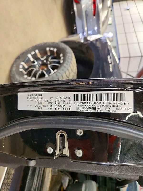 2015 RAM 2500 — VINS