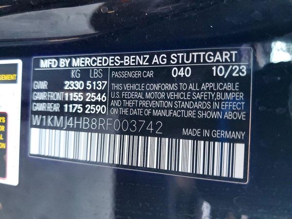 2024 MERCEDES-BENZ CLE — VINS