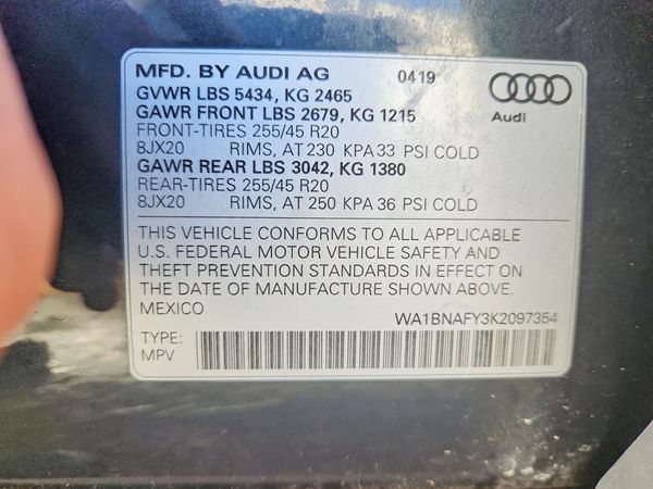 2019 AUDI Q5