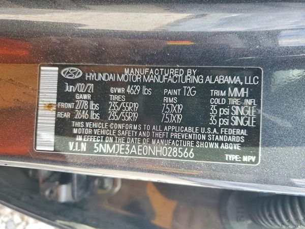 2022 HYUNDAI TUCSON Limited