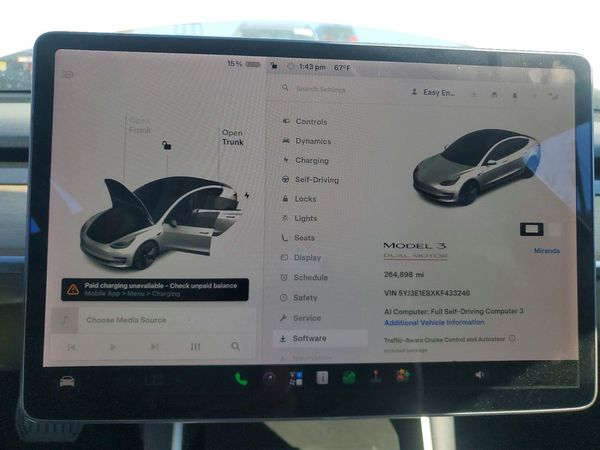 2019 TESLA MODEL 3 — ODOM