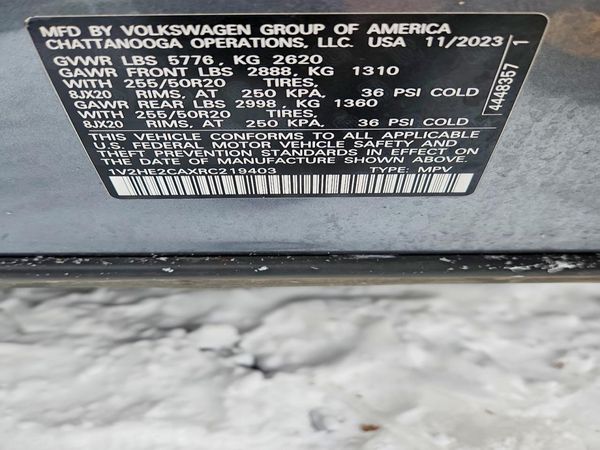 2024 VOLKSWAGEN ATLAS CROSS SPORT 4Motion SE w/Technology