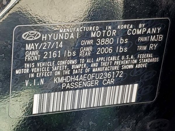 2015 HYUNDAI ELANTRA