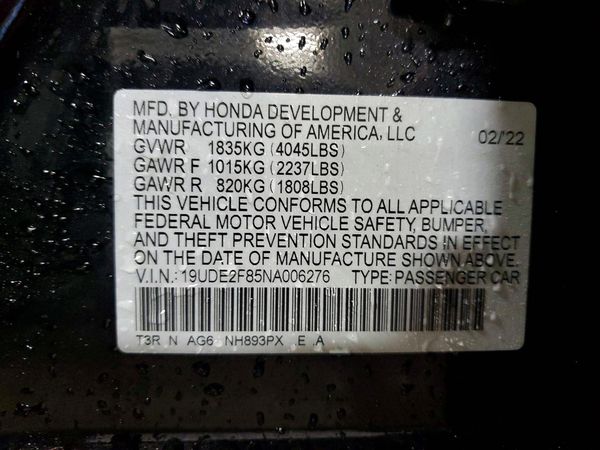 2022 ACURA ILX