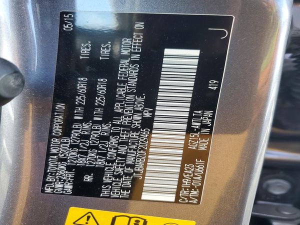2015 LEXUS NX 200t Luxury — VINS