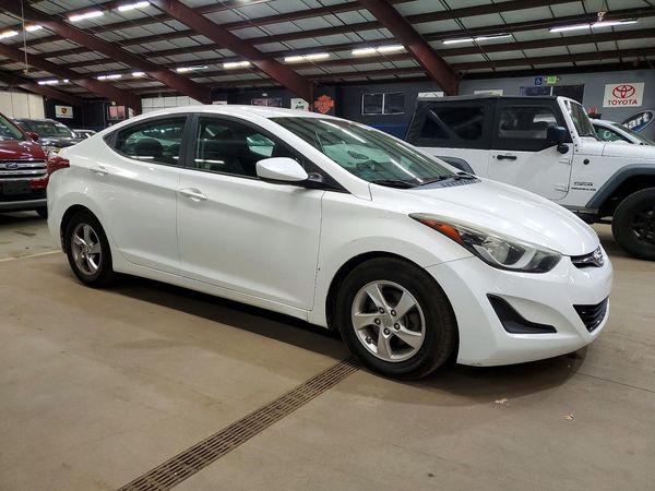 2014 HYUNDAI ELANTRA GLS(Middle) — Passenger 3/4