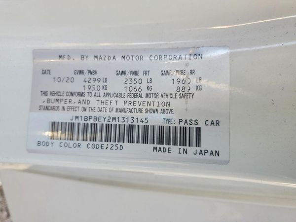 2021 MAZDA 3