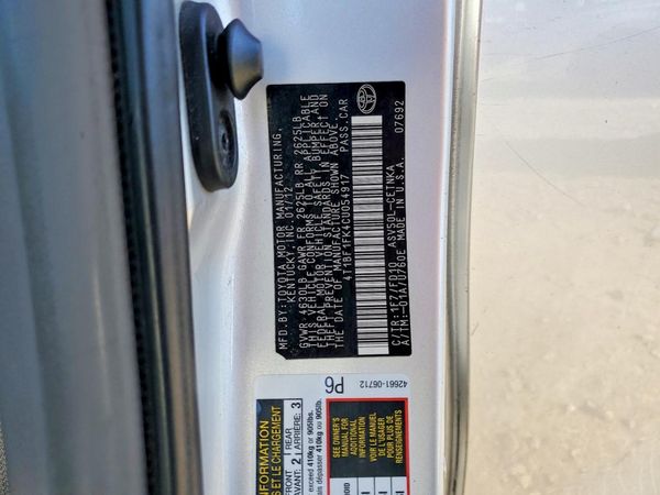 2012 TOYOTA CAMRY