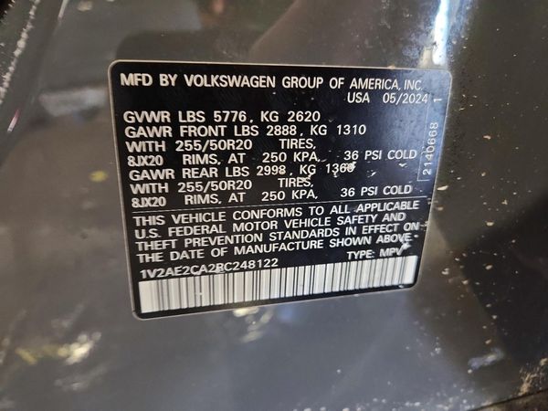 2024 VOLKSWAGEN ATLAS CROSS SPORT 4Motion SEL R-Line