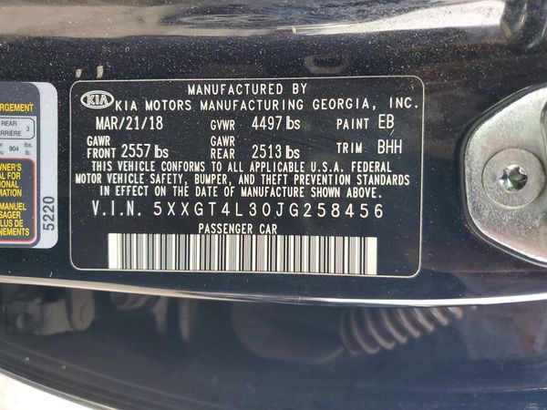 2018 KIA OPTIMA LX