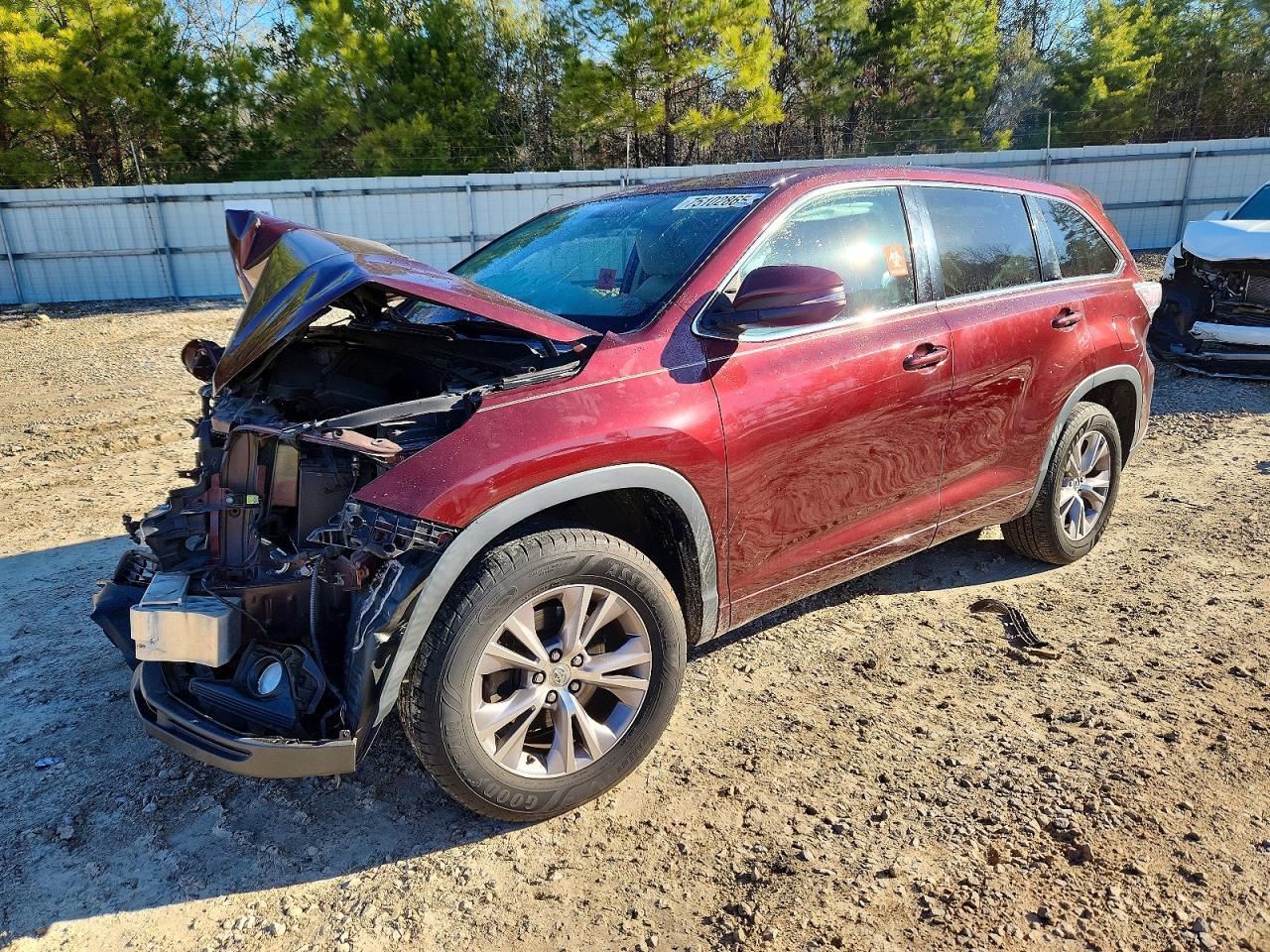 2014 TOYOTA HIGHLANDER Base/Hybrid — Front 3/4