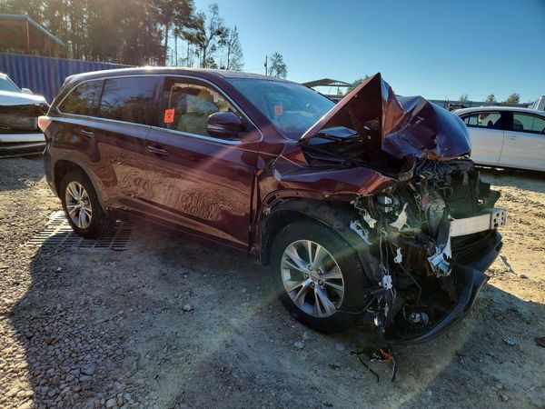 2014 TOYOTA HIGHLANDER Base/Hybrid — Passenger 3/4