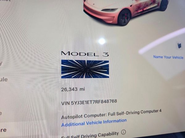2024 TESLA MODEL 3