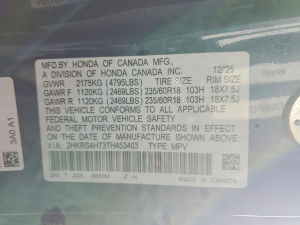 2026 HONDA CR-V EX-L