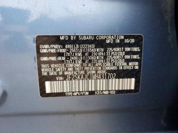 2021 SUBARU FORESTER Premium