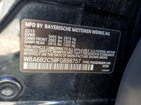 2015 BMW 650