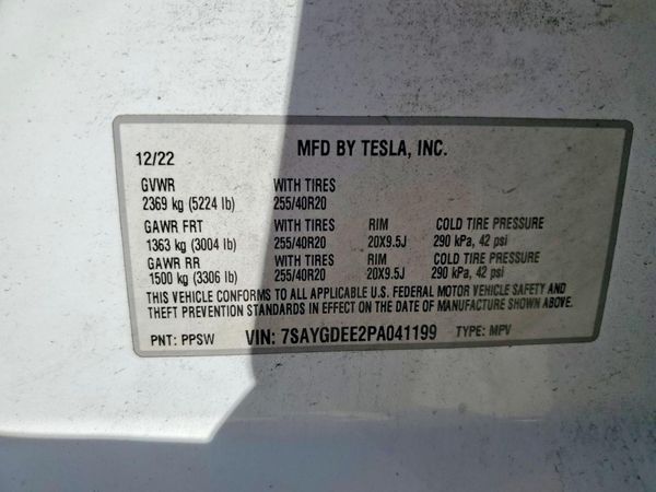 2023 TESLA MODEL Y