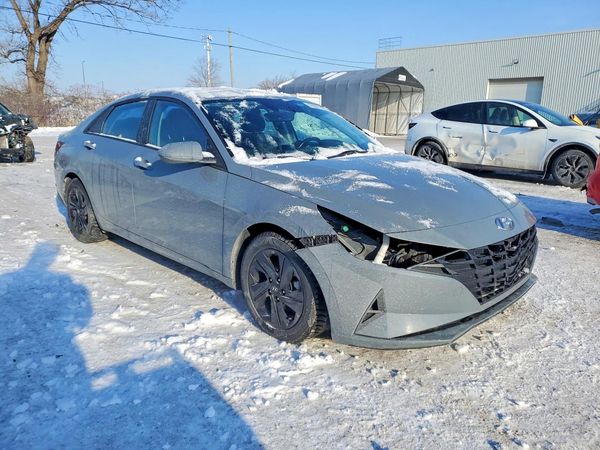 2021 HYUNDAI ELANTRA Blue