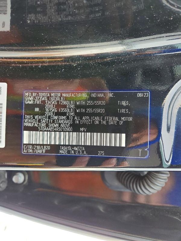 2024 TOYOTA GRAND HIGHLANDER