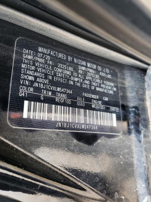 2020 NISSAN ROGUE SPORT