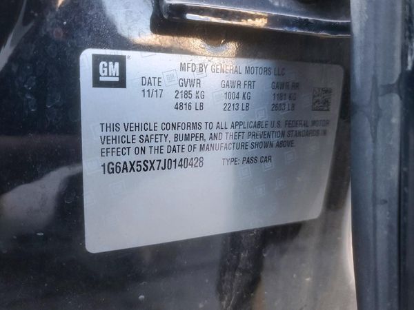 2018 CADILLAC CTS Luxury