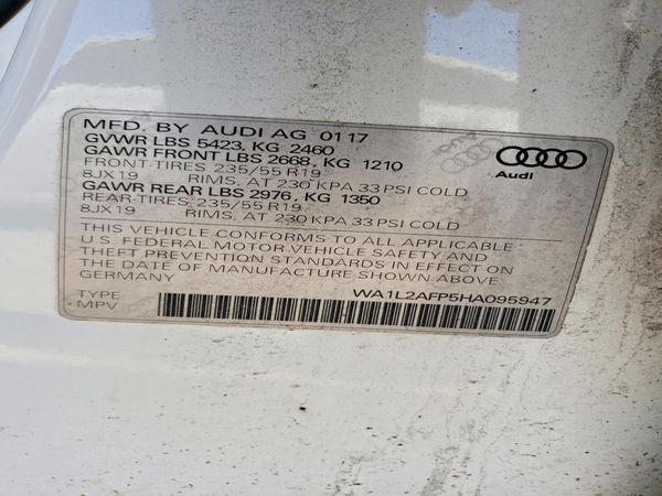 2017 AUDI Q5