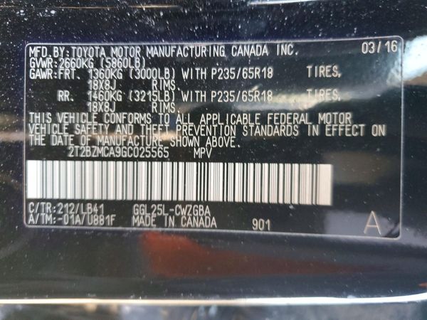 2016 LEXUS RX 350