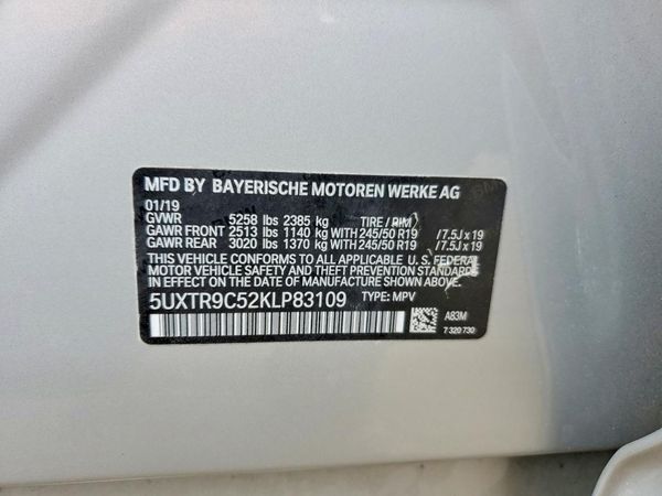 2019 BMW X3