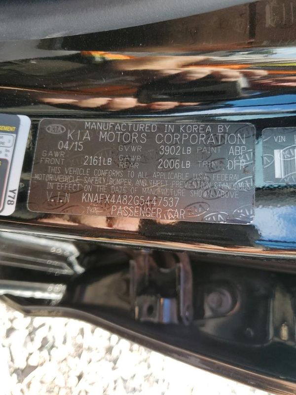 2016 KIA FORTE