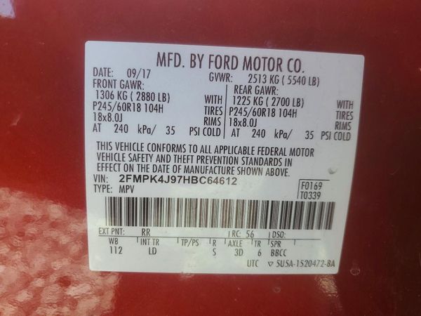 2017 FORD EDGE
